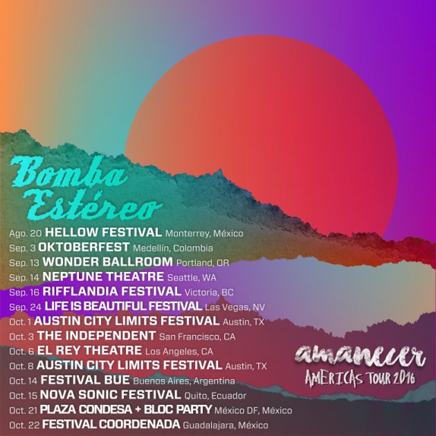 bomba estereo tour dates