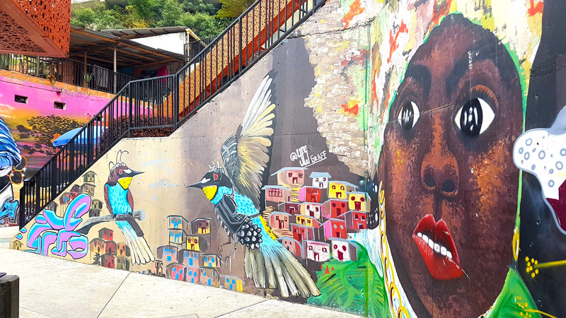 Colombia's vibrant street art showcased in Medellin's La Comuña 13 -  Outdeezy