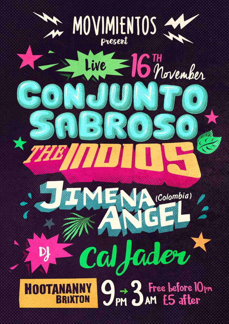 Conjunto Sabroso, The Indios + Jimena Angel