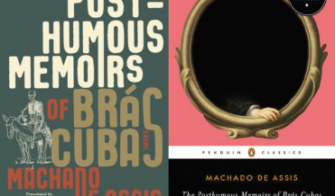 The front covers of two new translations of the novel Posthumous Memoirs of Brás Cubas