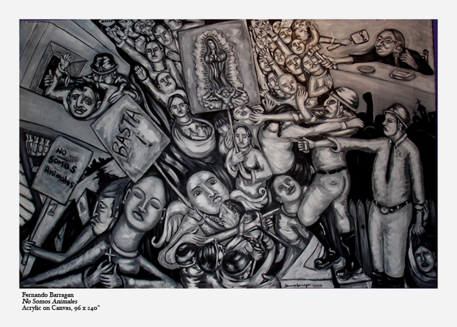 Jerry Barican Fernando Barragan's Chicano ‘Guernica’ Depicts The Violence and Anger ...